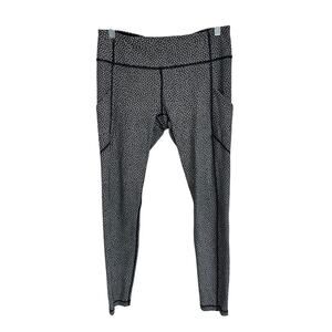 🖤 Vintage Lululemon Leggings – Black w/ White Dots | Size 8 | 30” Inseam 🖤